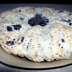 A picture of Olive and rosemary scones.