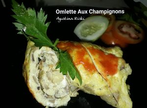 Foto resep Omelette aux champignons