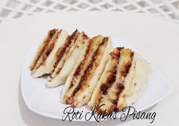 Roti Kukus Pisang Coklat Keju