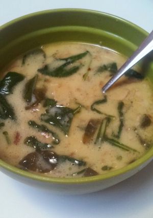 A picture of Olive Garden Zuppa Toscana soup remix..