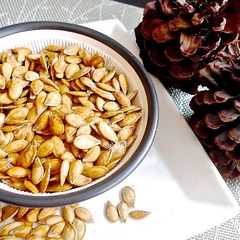 A picture of Crispy Toasted Pumpkin Seeds.