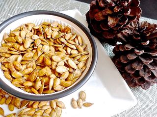 Crispy Toasted Pumpkin Seeds