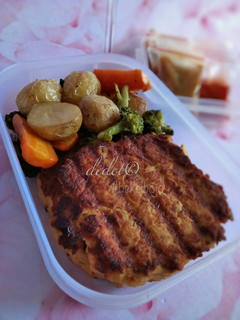 Foto resep Steak Tempe with Roasted Veggies