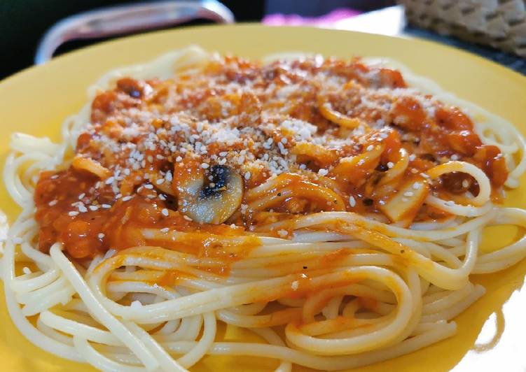 Espaguetis con atún!!!