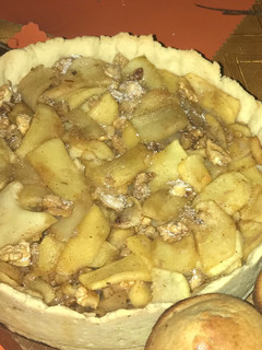 Una foto de Pie de manzana