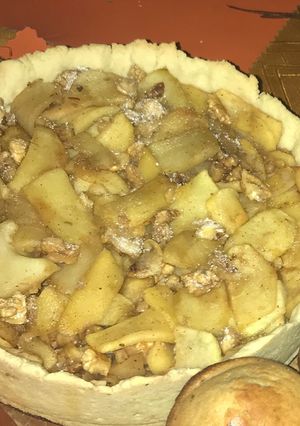 Una foto de Pie de manzana