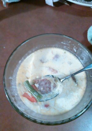 A picture of Soup de jour (leftovers lol).