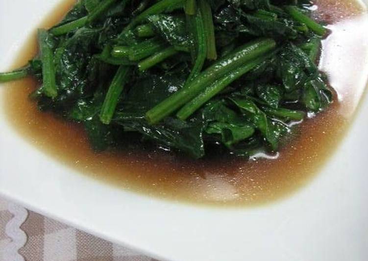 Recipe of Perfect Chinese-Style Komatsuna in 5 Minutes