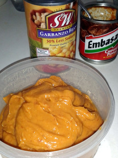 A picture of Chipotle Hummus.