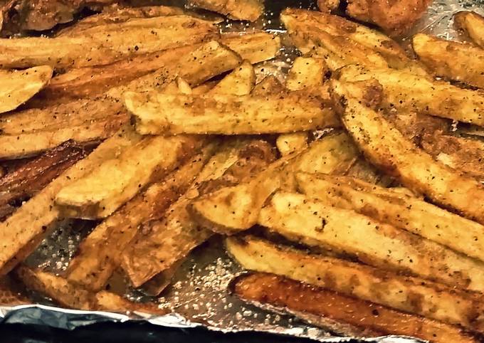 Homemade Breaded French Fries