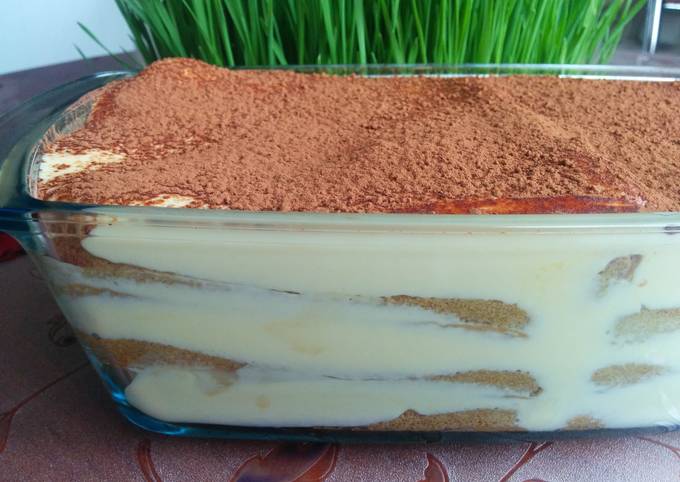 Simple Way to Make Homemade Tiramisu with mascarpone