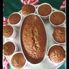 A picture of Super moist carrot raisin cake.
