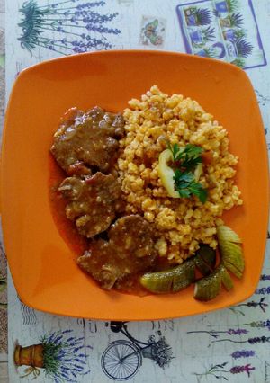 Marharostélyos recept fotója