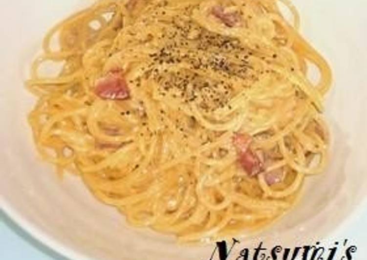 Tastes Like a Restaurant Dish with Basic Ingredients ✿ Carbonara