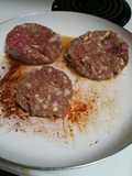 Elk burgers