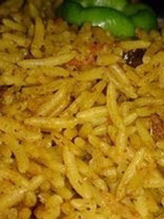 A picture of Basmatio Rice.