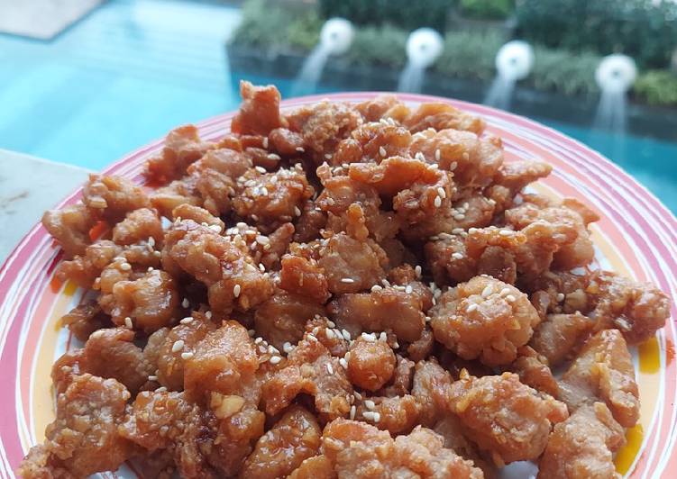 Mudah Cepat Memasak Korean Soy Garlic Fried Chicken Enak Bergizi