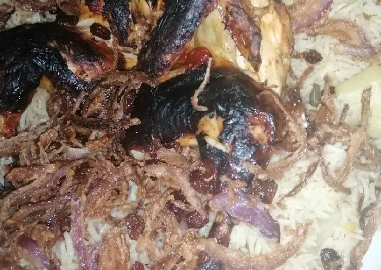 كبسة دجاج سريع