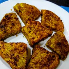 A picture of Mati Aloo Yam Fry.