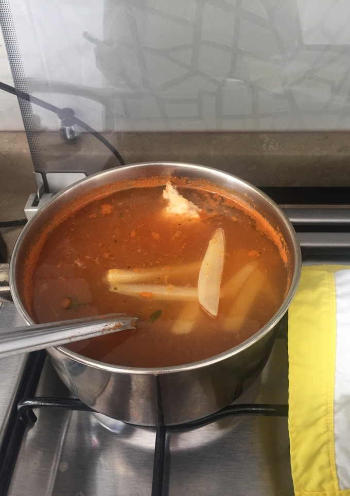 Una foto de Sopa de papa