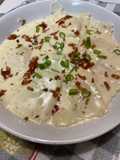 Ravioli in Alfredo Sauce