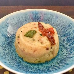 A picture of Rawa (semolina) upma.