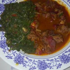 A picture of Steamed sukumawiki #4weekschallenge.