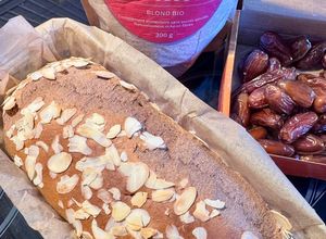 Une photo de Cake aux dattes et psyllium