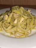 Fettuccini verde con pollo