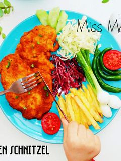 عکسی از دستور شنیسل مرغ