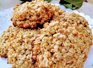 Una foto de Galletas de avena y miel sin harina