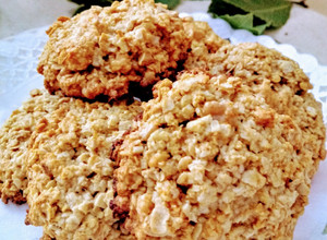 Una foto de Galletas de avena y miel sin harina