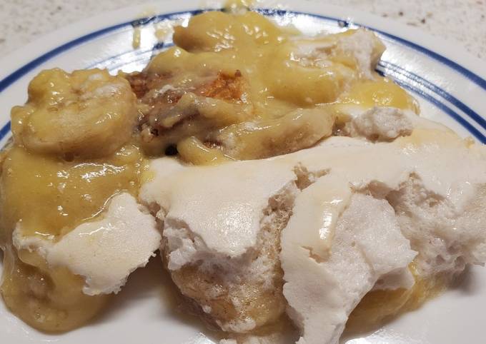 Classic Baked Banana Pudding