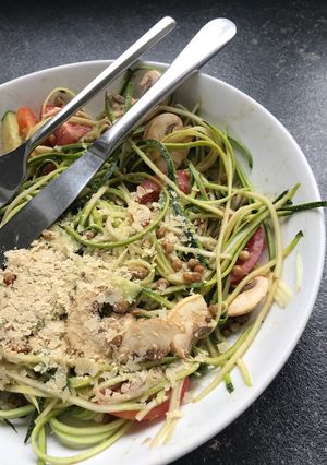 A picture of Vegan raw low calorie diner!.