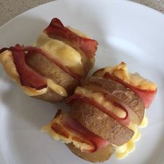 A picture of Baby Bacon and Cheese Jackets.