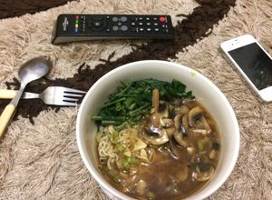 Foto resep Lo mie jamur praktis