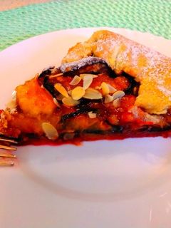 Szilvás galette recept fotója