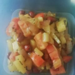 A picture of Aloo tamatar sabji.