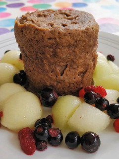Foto principal de Mug Cake de mantequilla de cacahuete y chocolate