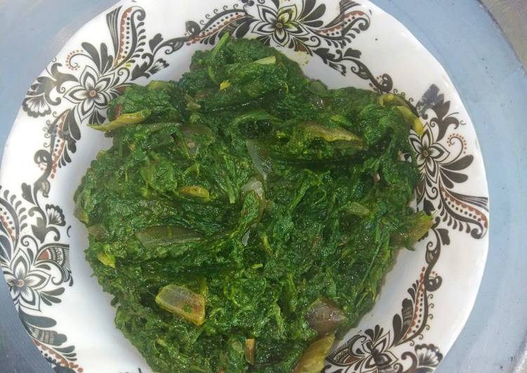 Simple Way to Cook Perfect Bathuya Palak bhujiya