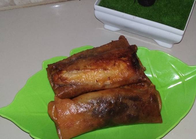 Resep Lumpia pisang coklat oleh Hamidah Kitchen 😊 - Cookpad