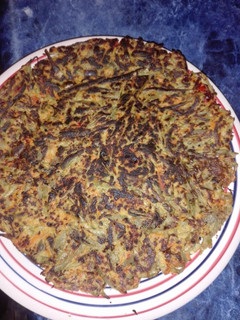 Una foto de Tortilla de porotos verdes