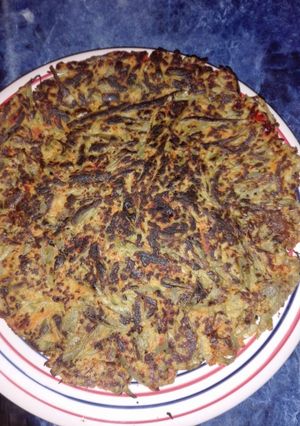 Una foto de Tortilla de porotos verdes