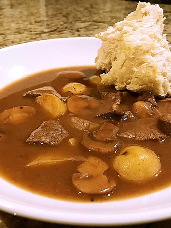 Simple Way Make Recipe Fillet steak, mushroom and potato soup that is Can Pamper Your Tongue, Tasty}