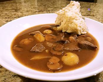 Update, Making Recipe Filet steak mushroom and potato stew Delicious Perfect