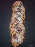 Trenza de hojaldre rellena