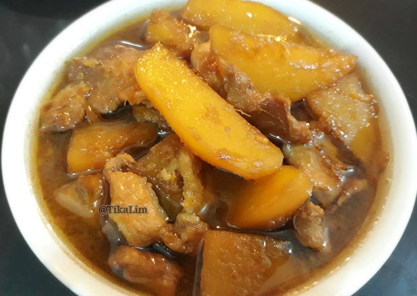 Pork kentang kecap
