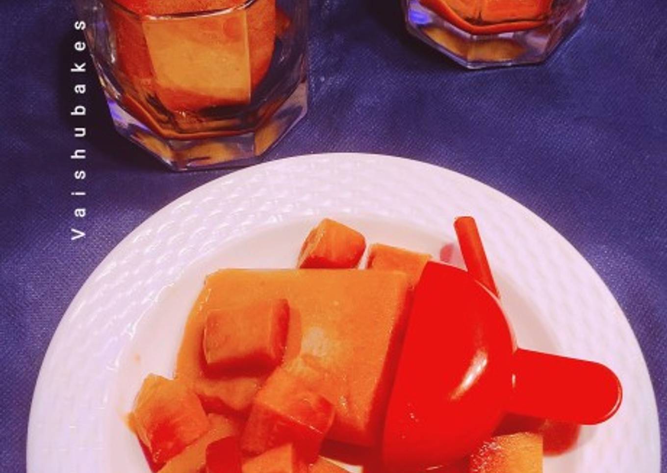 Papaya Banana Popsicle