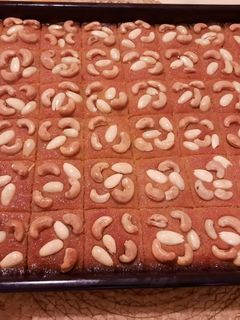 صورة لوصفة بسبوسة