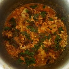 Chicken mince & Potato Curry/ Keema Aloo🍜 A picture of Chicken mince & Potato Curry/ Keema Aloo🍜.